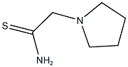 2-pyrrolidin-1-ylethanethioamide 구조식 이미지