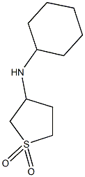3-(cyclohexylamino)-1$l^{6}-thiolane-1,1-dione 구조식 이미지
