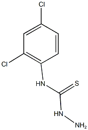 3-amino-1-(2,4-dichlorophenyl)thiourea 구조식 이미지