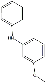 3-methoxy-N-phenylaniline 구조식 이미지