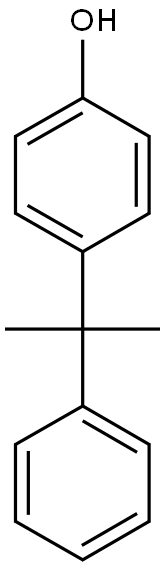 4-(2-phenylpropan-2-yl)phenol 구조식 이미지