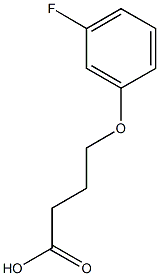 4-(3-fluorophenoxy)butanoic acid 구조식 이미지