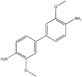 4-(4-amino-3-methoxyphenyl)-2-methoxyaniline 구조식 이미지
