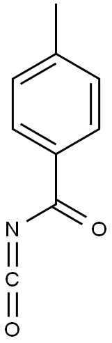 4-methylbenzoyl isocyanate 구조식 이미지