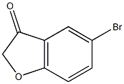 5-bromo-2,3-dihydro-1-benzofuran-3-one 구조식 이미지