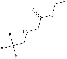 ethyl 2-[(2,2,2-trifluoroethyl)amino]acetate Structure