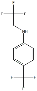 N-(2,2,2-trifluoroethyl)-4-(trifluoromethyl)aniline Structure