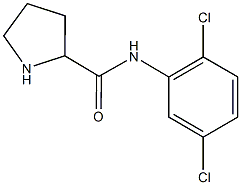 N-(2,5-dichlorophenyl)pyrrolidine-2-carboxamide 구조식 이미지