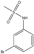N-(3-bromophenyl)methanesulfonamide 구조식 이미지