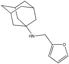 N-(furan-2-ylmethyl)adamantan-1-amine Structure