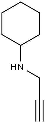N-(prop-2-yn-1-yl)cyclohexanamine 구조식 이미지