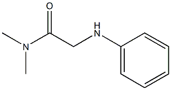 N,N-dimethyl-2-(phenylamino)acetamide Structure