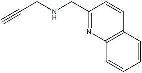 prop-2-yn-1-yl(quinolin-2-ylmethyl)amine Structure