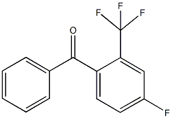 4-Fluoro-2-(trifluoromethyl)benzophenone, 97+% Structure