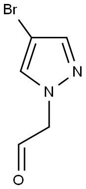 (4-bromo-1H-pyrazol-1-yl)acetaldehyde 구조식 이미지