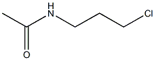 N-(3-Chloropropyl)acetamide 구조식 이미지