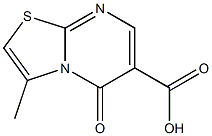 3-methyl-5-oxo-5H-[1,3]thiazolo[3,2-a]pyrimidine-6-carboxylic acid 구조식 이미지