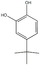 4-TERT-BUTYLBENZENE-1,2-DIOL 구조식 이미지