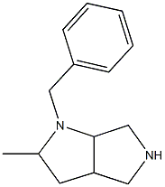 1-BENZYL-2-METHYLOCTAHYDROPYRROLO[3,4-B]PYRROLE 구조식 이미지