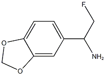 1-(1,3-BENZODIOXOL-5-YL)-2-FLUOROETHANAMINE 구조식 이미지