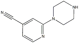 2-PIPERAZIN-1-YLISONICOTINONITRILE Structure