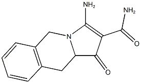 3-AMINO-1-OXO-1,5,10,10A-TETRAHYDROPYRROLO[1,2-B]ISOQUINOLINE-2-CARBOXAMIDE Structure