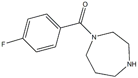 1-(4-FLUOROBENZOYL)-1,4-DIAZEPANE 구조식 이미지