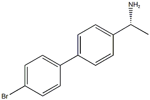 (1R)-1-(4''-BROMO-1,1''-BIPHENYL-4-YL)ETHANAMINE 구조식 이미지