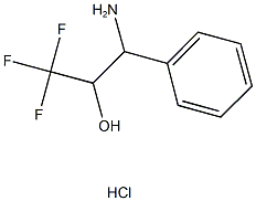 3-AMINO-1,1,1-TRIFLUORO-3-PHENYLPROPAN-2-OL HYDROCHLORIDE Structure