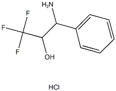 3-AMINO-1,1,1-TRIFLUORO-3-PHENYLPROPAN-2-OL HYDROCHLORIDE 구조식 이미지