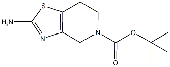 TERT-BUTYL 2-AMINO-6,7-DIHYDRO[1,3]THIAZOLO[4,5-C]PYRIDINE-5(4H)-CARBOXYLATE Structure