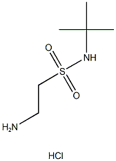 2-amino-N-(tert-butyl)ethanesulfonamide hydrochloride 구조식 이미지