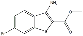 methyl 3-amino-6-bromo-1-benzothiophene-2-carboxylate 구조식 이미지