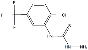 N-[2-chloro-5-(trifluoromethyl)phenyl]hydrazinecarbothioamide Structure