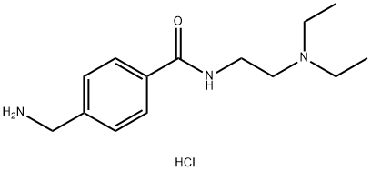 4-(aminomethyl)-N-[2-(diethylamino)ethyl]benzamide dihydrochloride Structure
