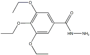 3,4,5-Triethoxy-benzoic acid hydrazide 구조식 이미지