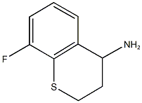 8-fluoro-3,4-dihydro-2H-thiochromen-4-ylamine 구조식 이미지