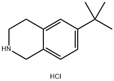 6-tert-butyl-1,2,3,4-tetrahydroisoquinoline hydrochloride Structure