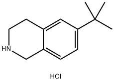 6-tert-butyl-1,2,3,4-tetrahydroisoquinoline hydrochloride 구조식 이미지