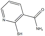 2-mercaptonicotinamide 구조식 이미지