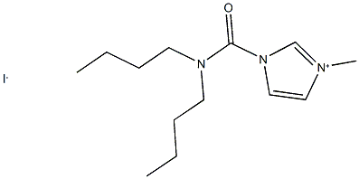 1-[(dibutylamino)carbonyl]-3-methyl-1H-imidazol-3-ium iodide 구조식 이미지