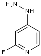 2-fluoro-4-hydrazinylpyridine Structure