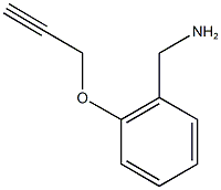 [2-(prop-2-yn-1-yloxy)phenyl]methanamine 구조식 이미지