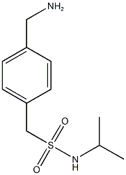 [4-(aminomethyl)phenyl]-N-(propan-2-yl)methanesulfonamide Structure