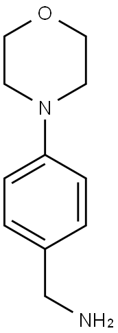 [4-(morpholin-4-yl)phenyl]methanamine 구조식 이미지