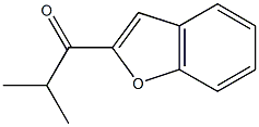 1-(1-benzofuran-2-yl)-2-methylpropan-1-one 구조식 이미지