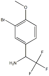 1-(3-bromo-4-methoxyphenyl)-2,2,2-trifluoroethan-1-amine Structure