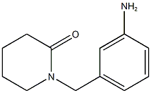 1-[(3-aminophenyl)methyl]piperidin-2-one Structure