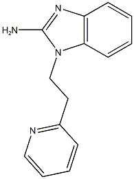 1-[2-(pyridin-2-yl)ethyl]-1H-1,3-benzodiazol-2-amine Structure