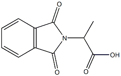 2-(1,3-dioxo-2,3-dihydro-1H-isoindol-2-yl)propanoic acid 구조식 이미지